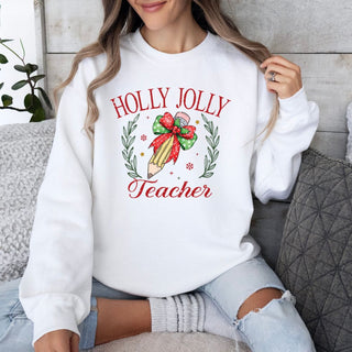 Holly Jolly Teacher Retro