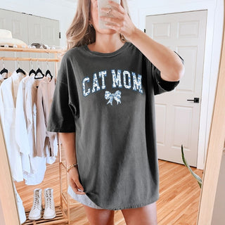 Cat Mom Blue
