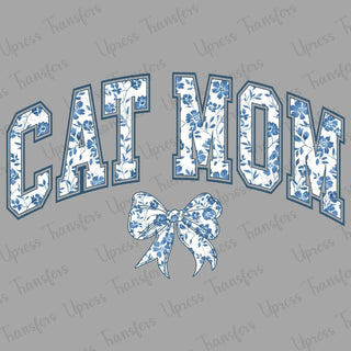 Cat Mom Blue