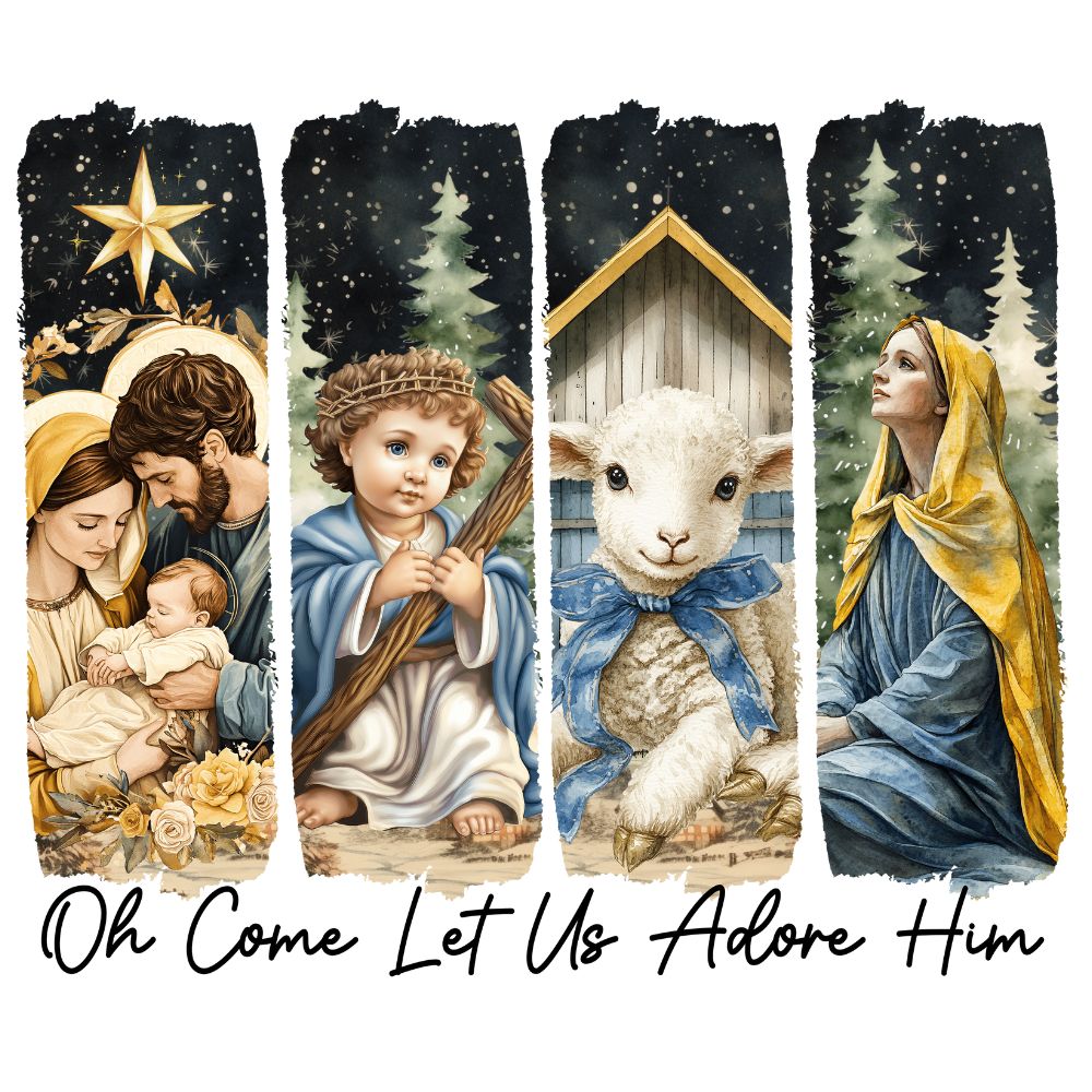 Oh Come Let Us Adore Him Manger