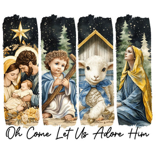 Oh Come Let Us Adore Him Manger