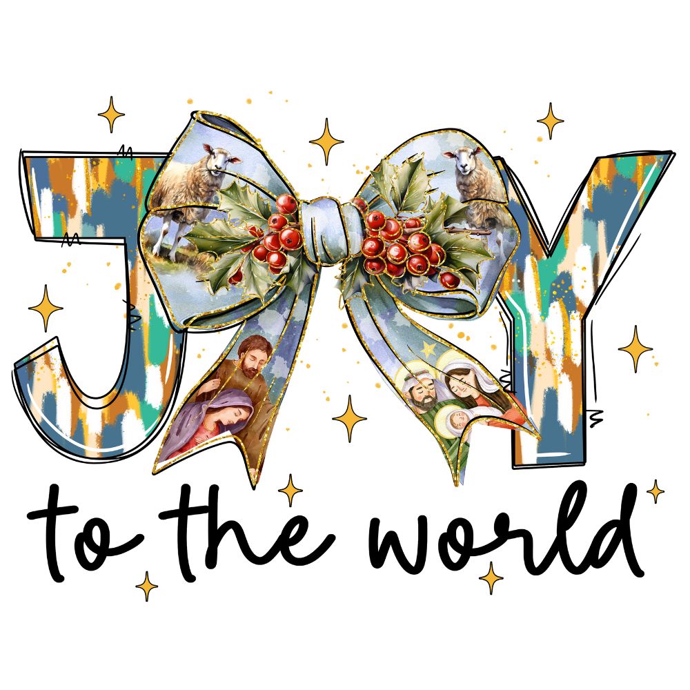Joy To The World Coquette Bow