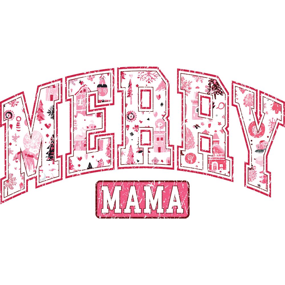 Merry Mama Pink Retro