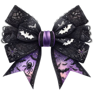 Bats Halloween Bow