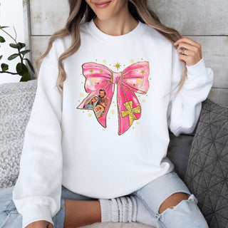 Pink Jesus Bow