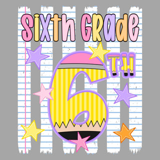 6th Notebook Girl