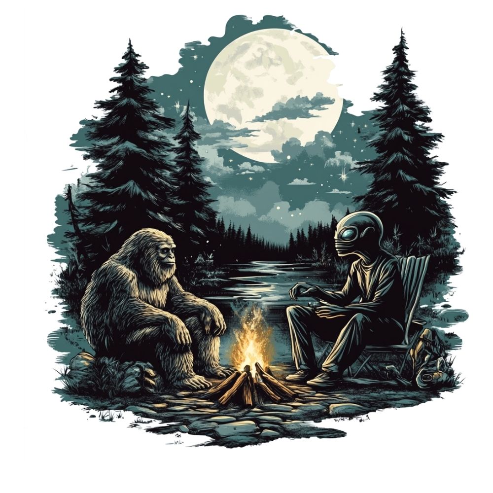 Bigfoot and Alien