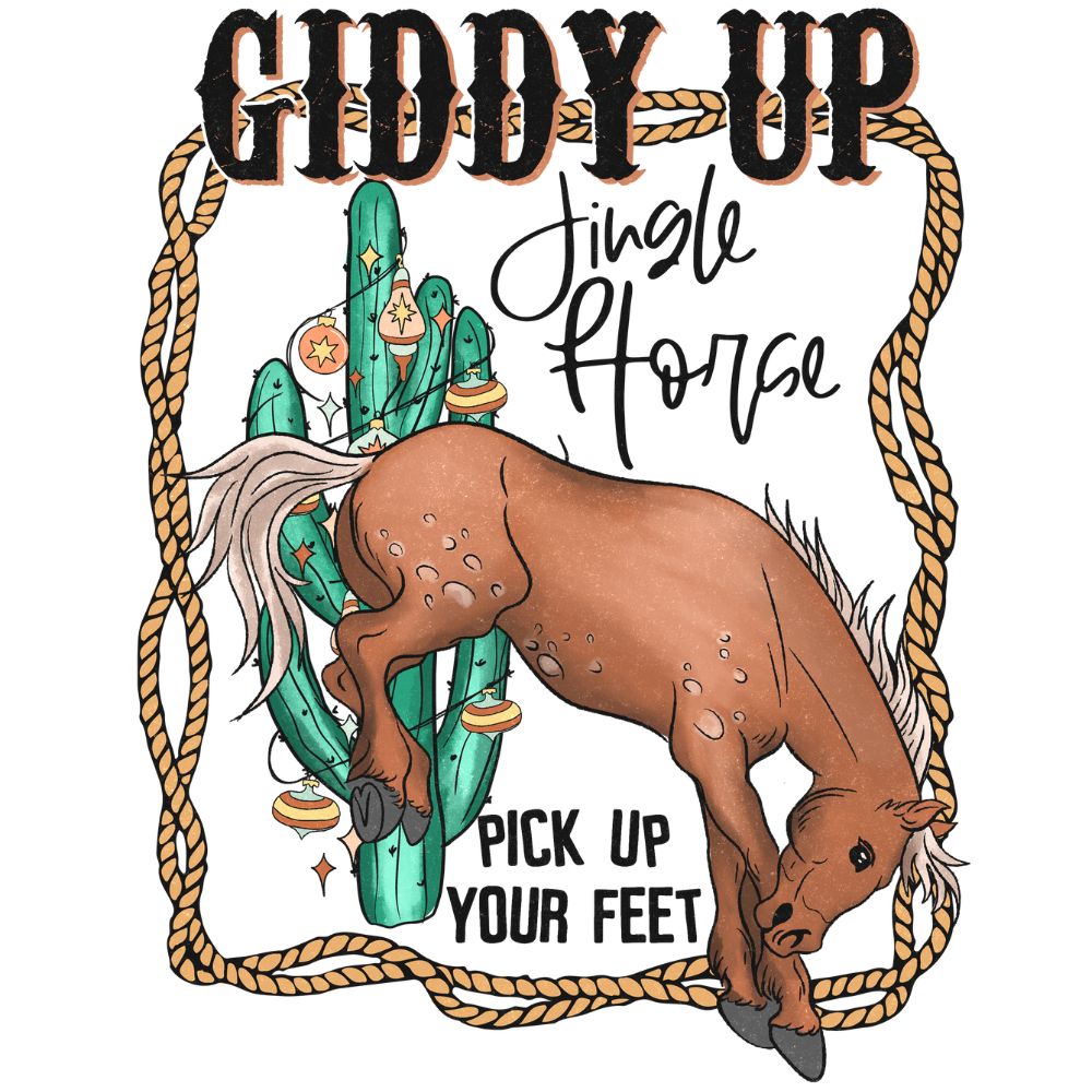 Giddy Up Jingle Horse Pick Up Your Feet