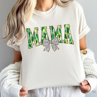 Mama Brushstrokes Green