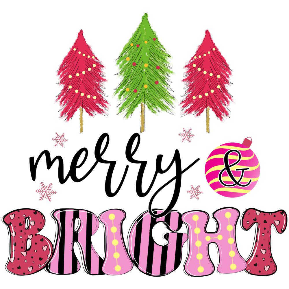 Merry And Bright Pink