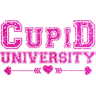 Cupid University Pink Glitter
