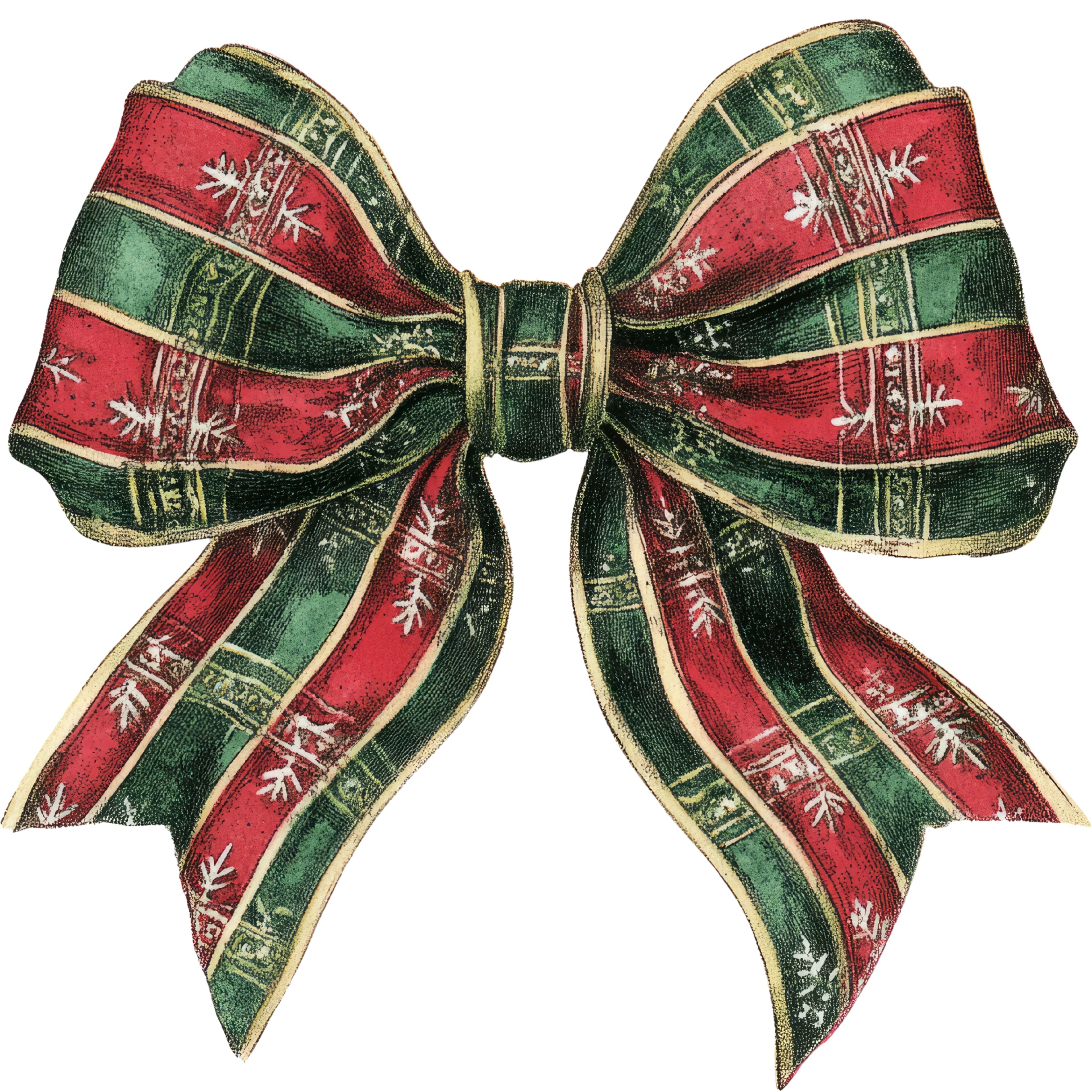 VINTAGE CHRISTMAS BOW