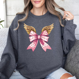 Valentines Day Wings Coquette Bow