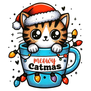 Meowy Catmas In Cup