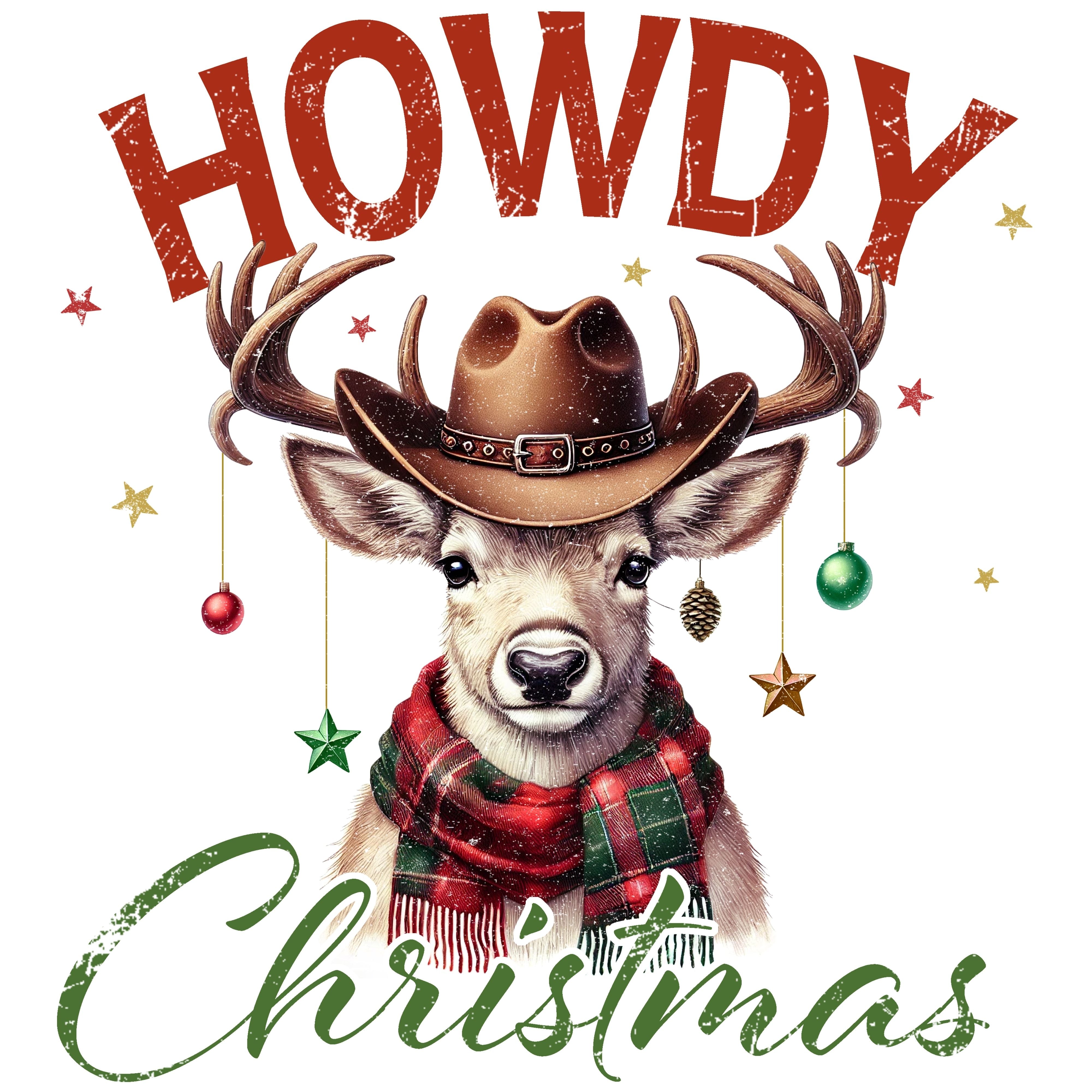 HOWDY CHRISTMAS DEER