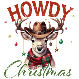 HOWDY CHRISTMAS DEER