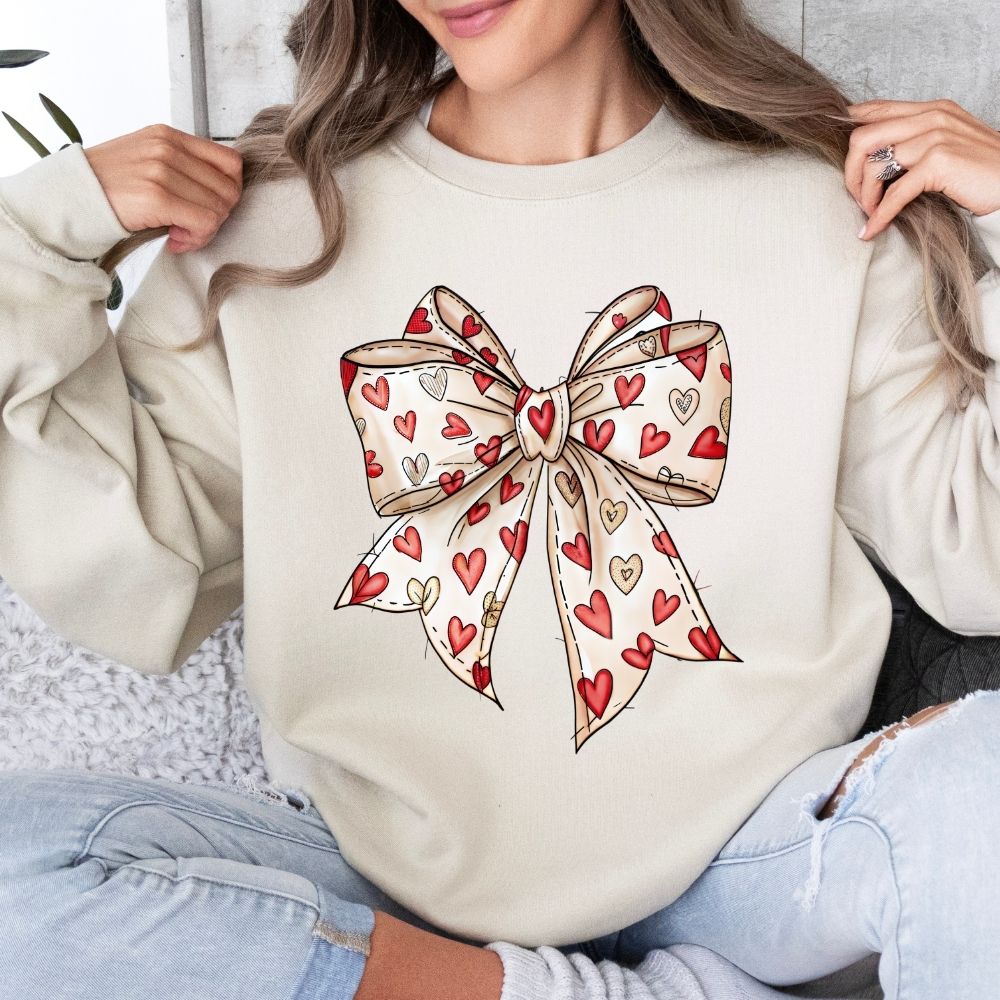 Coquette Bow heart