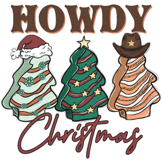Howdy Christmas Tree Cakes