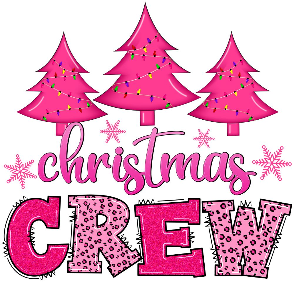 Christmas Crew Pink