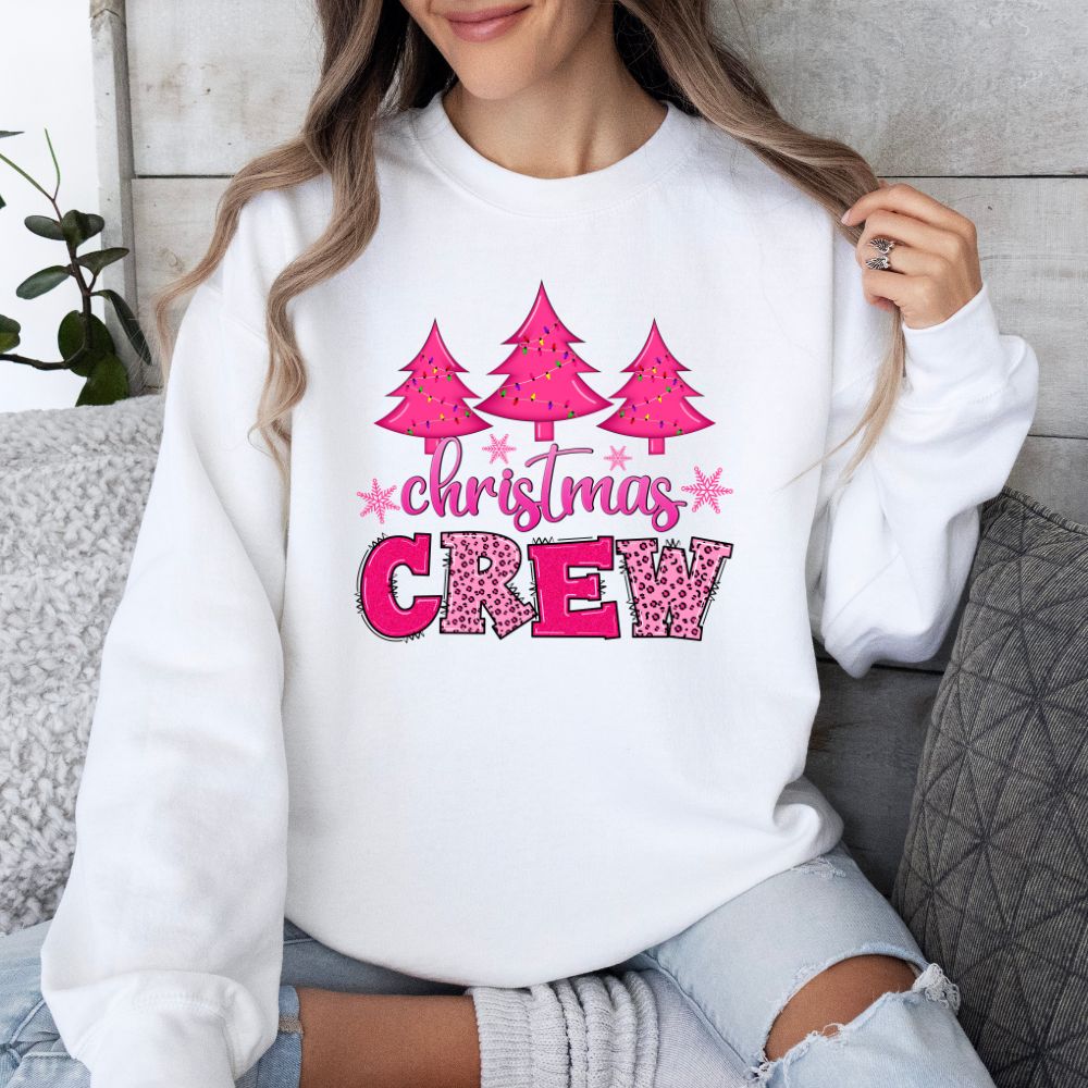 Christmas Crew Pink