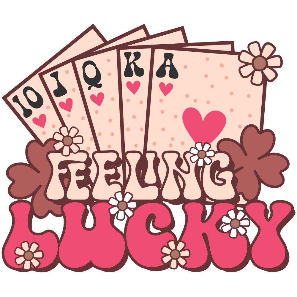 Feeling Lucky Pink Cards
