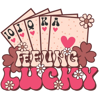 Feeling Lucky Pink Cards