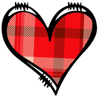 Plaid Heart