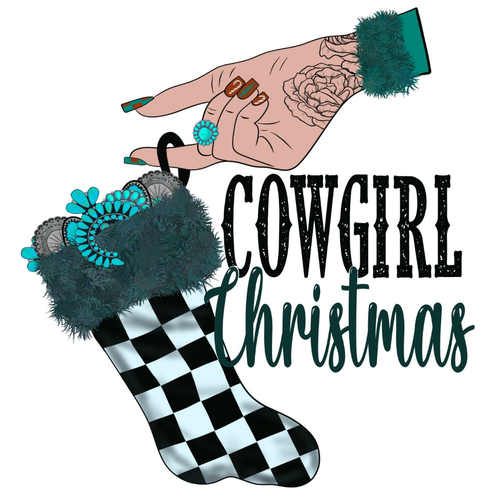 Cowgirl Christmas Stocking