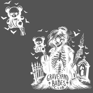 Graveyard Babes Club White