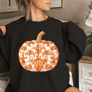 Floral Pumpkin Round