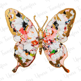 Abstract Swatches Butterfly