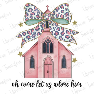 Adore Him Church Pink
