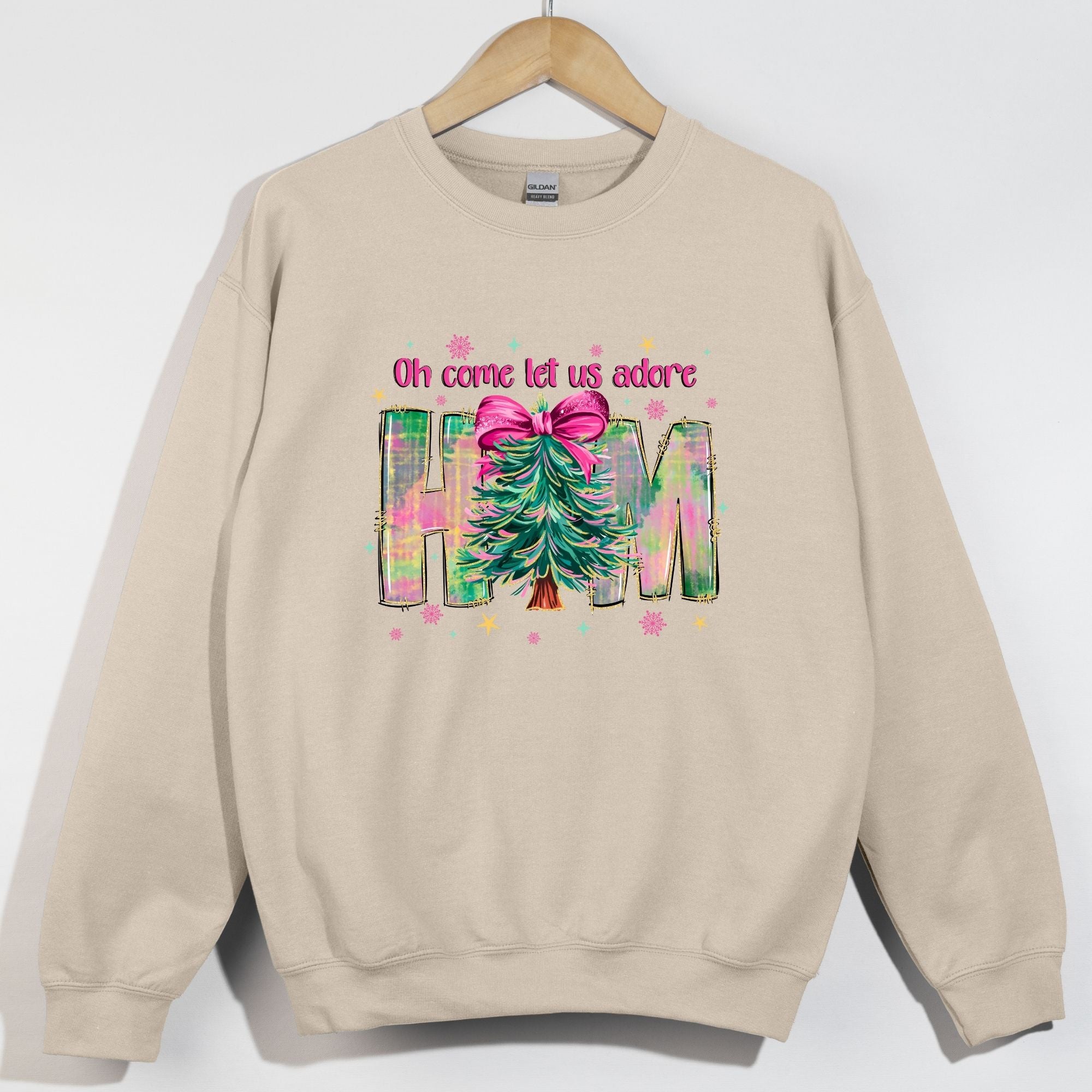 Adore Him Pink Christmas