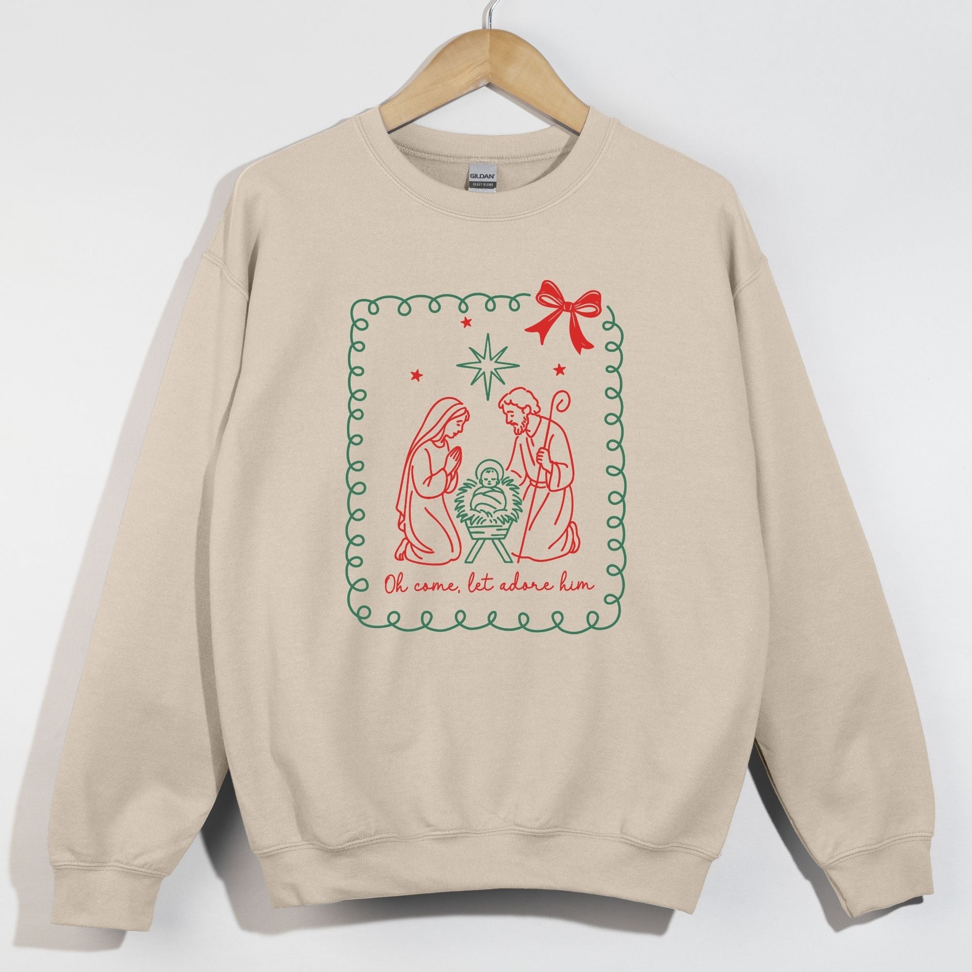 Adore Him Red and Green