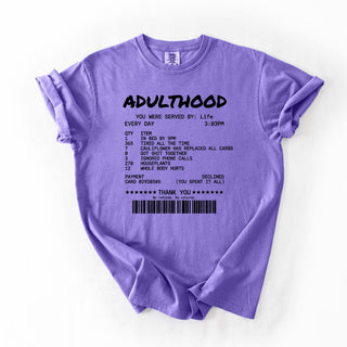 Adulthood Receipt