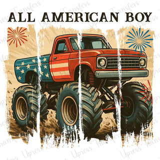 All American Boy Brushstrokes