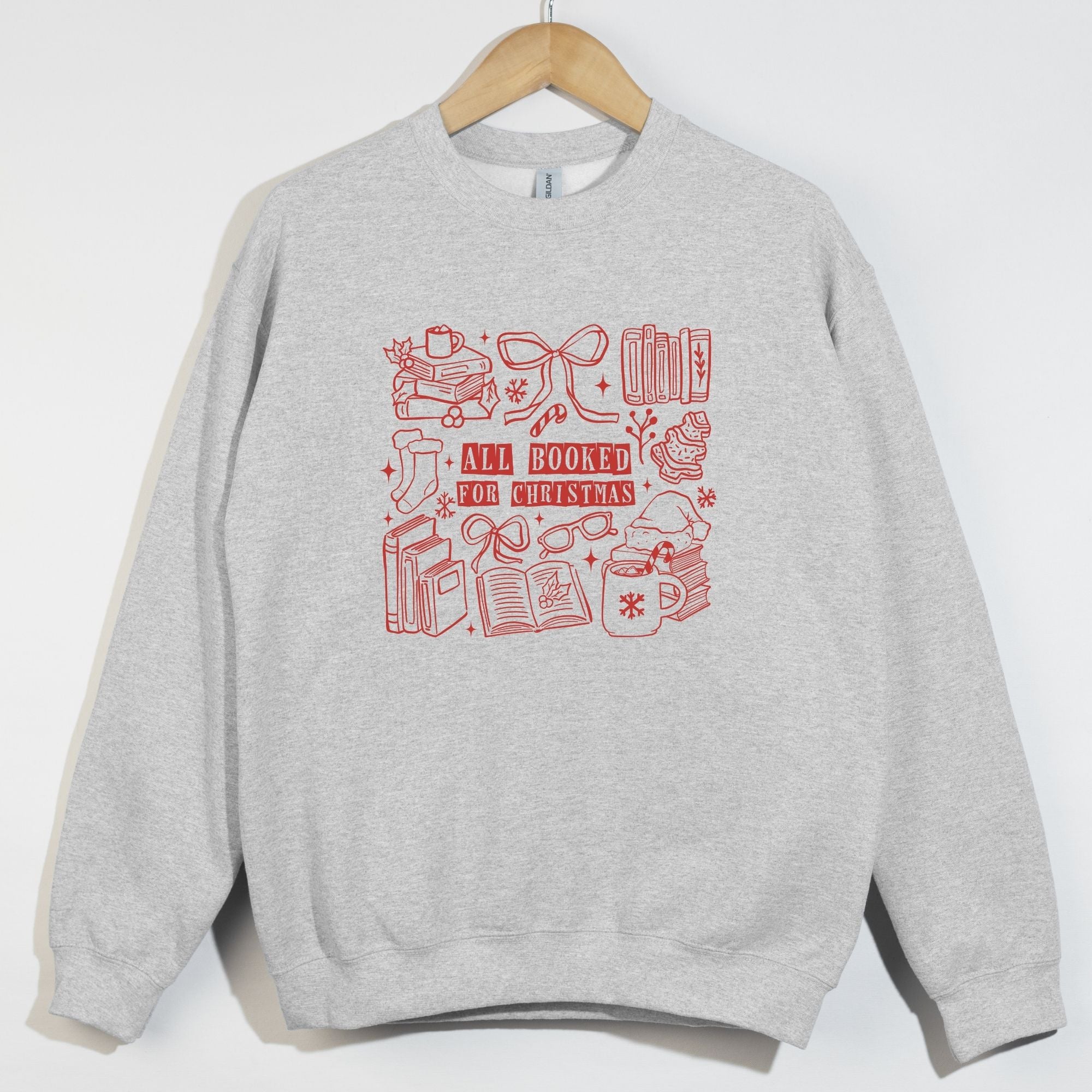 All Booked For Christmas Red