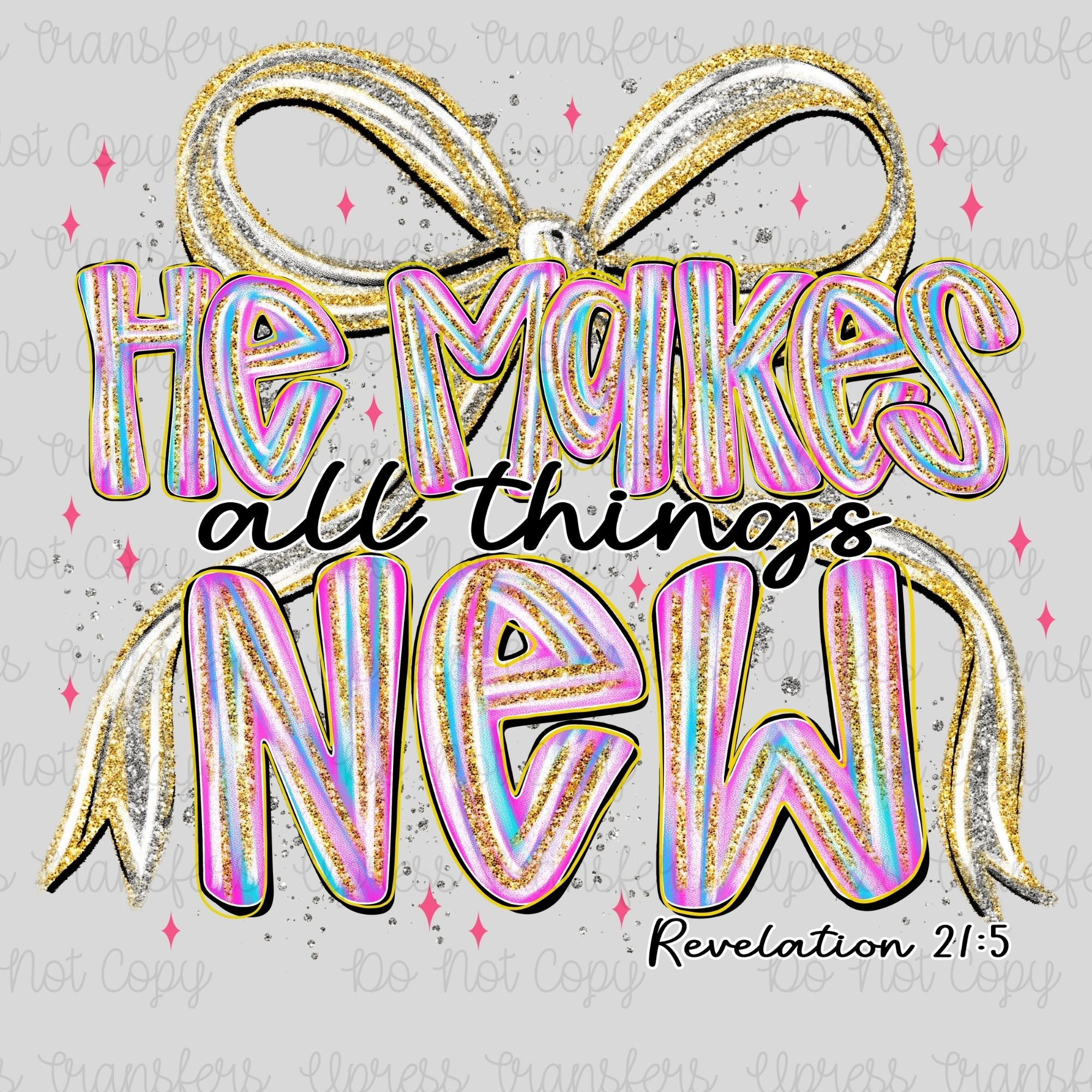 All Things New Faux Glitter
