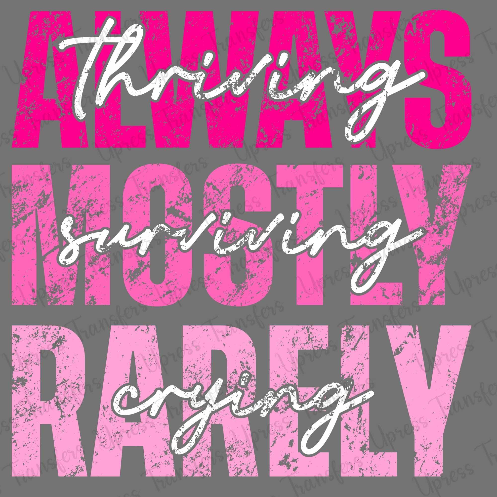 Always Mostly Rarely