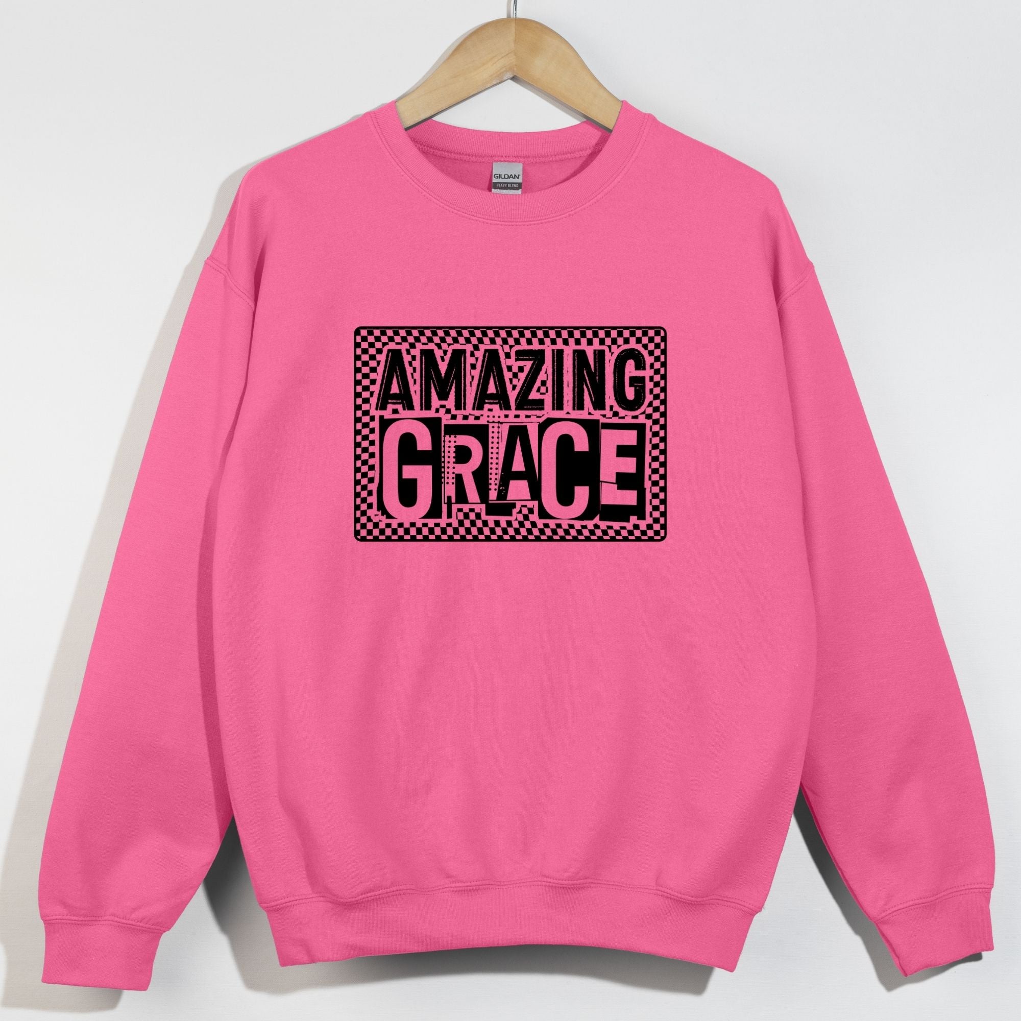 Amazing Grace Black Checkered