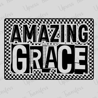 Amazing Grace Black Checkered