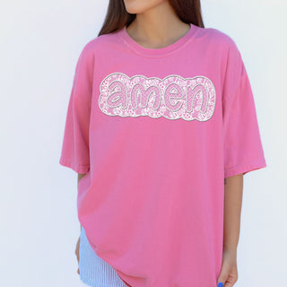 Amen Lace Print