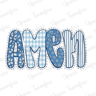 Amen Stitch Outline