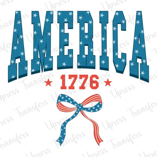 America 1776 Stars Print