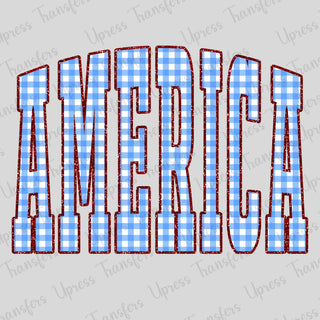 America Blue Plaid