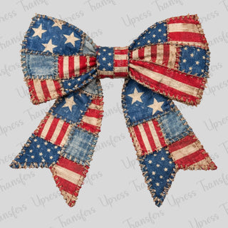 America Flag Bow