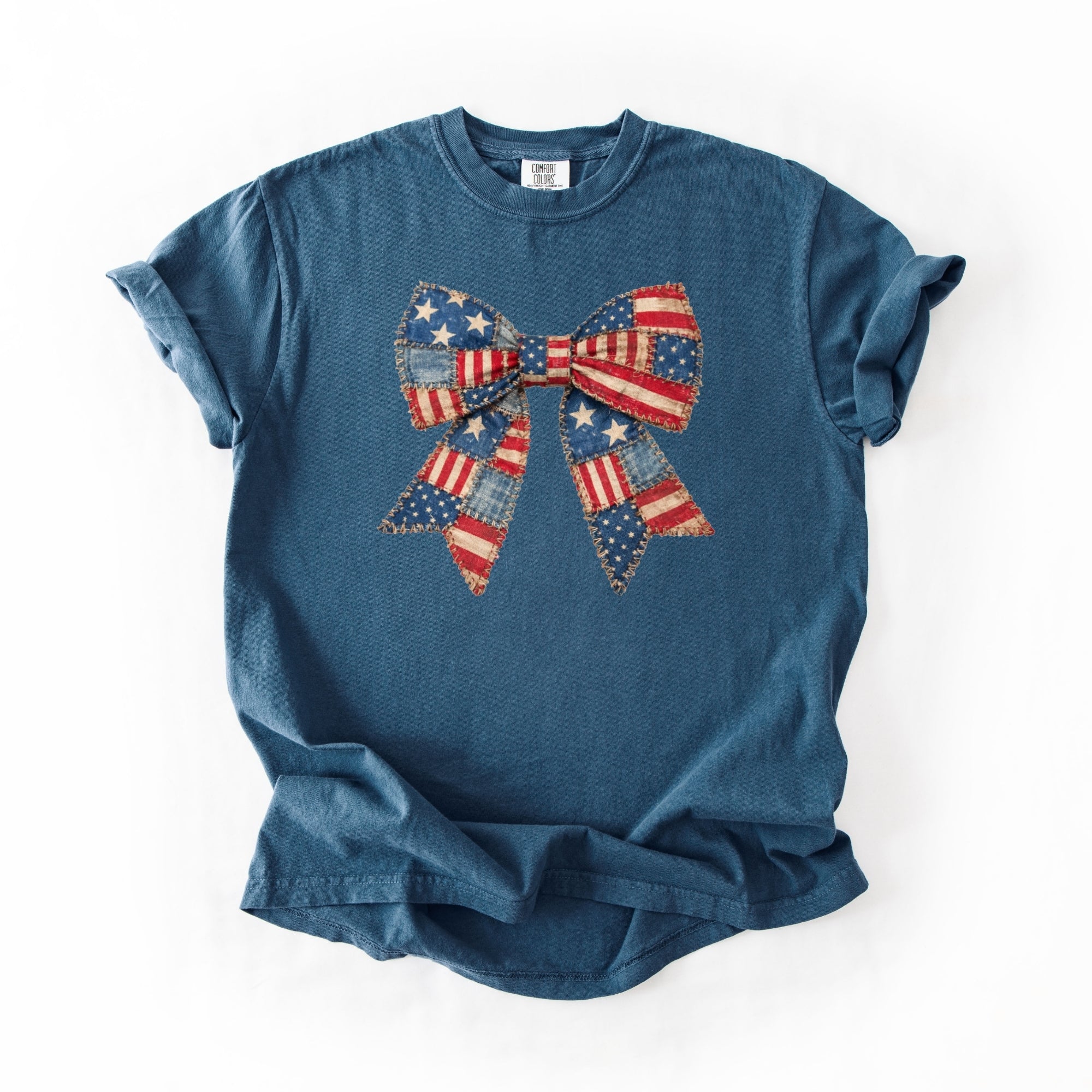 America Flag Bow