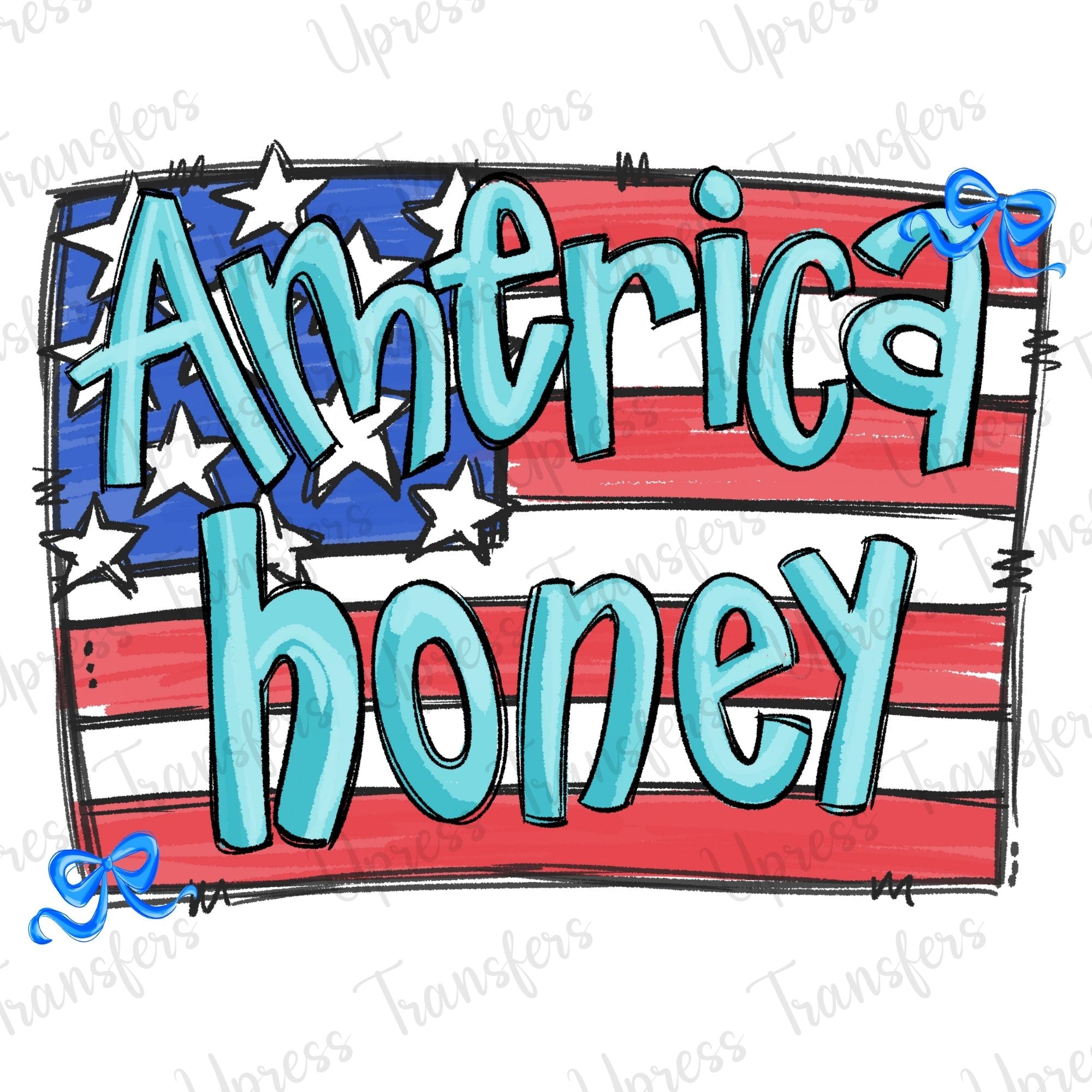 America Honey Flag