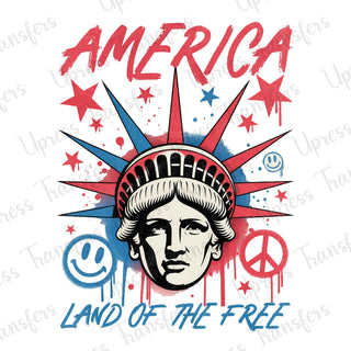 America Liberty Graffiti