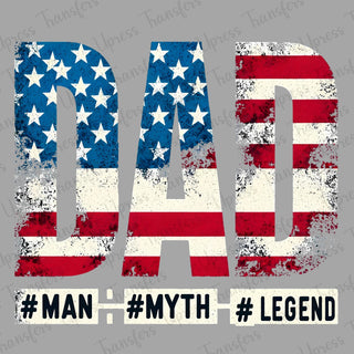 American Dad Flag Letters